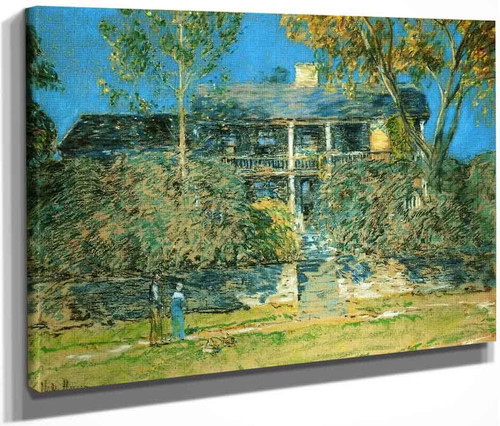 The Holly Farm By Frederick Childe Hassam  By Frederick Childe Hassam