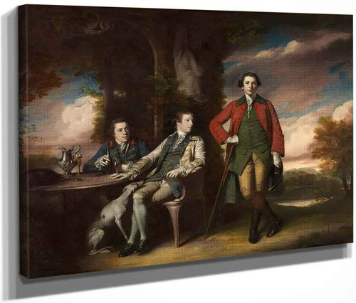 The Honourable Henry Fane With Inigo Jones And Charles Blair By Sir Joshua Reynolds