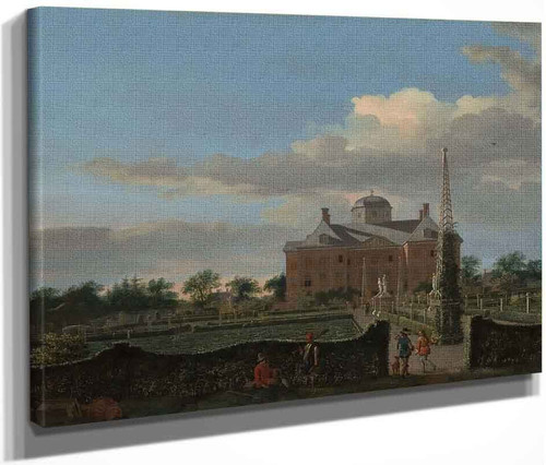 The Huis Ten Bosch At The Hague And Its Formal Garden  By Jan Van Der Heyden