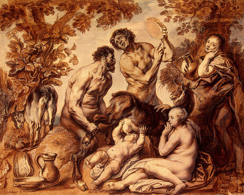 The Infant Jupiter Is Fed By The Goat Amalthea By Jacob Jordaens