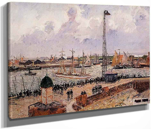 The Inner Harbor, Le Havre By Camille Pissarro By Camille Pissarro