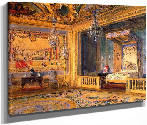 The King's Bedroom, Vaux Le Vicomte By Walter Gay