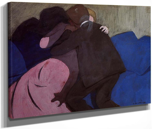 The Kiss By Felix Vallotton
