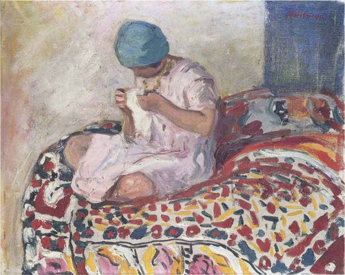The Little Seamstress By Henri Lebasque By Henri Lebasque