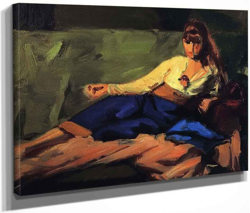 The Lounge By Robert Henri