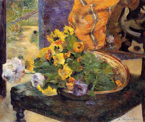 The Makings Of A Bouquet By Paul Gauguin  By Paul Gauguin