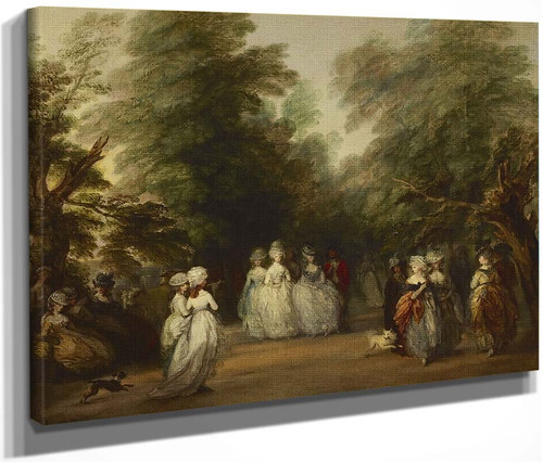The Mall In St. James's Park By Thomas Gainsborough  By Thomas Gainsborough