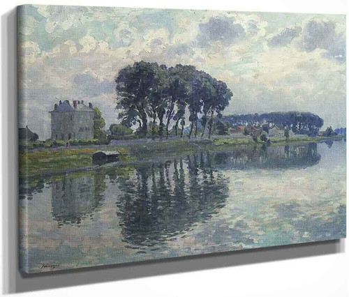 The Marne At Pomponne By Henri Lebasque By Henri Lebasque