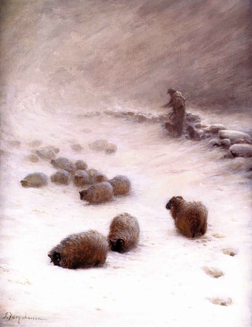 Blow, Blow, Thou Wintery Wind By Joseph Farquharson Blow, Blow, Thou Wintery Wind By Joseph Farquharson
