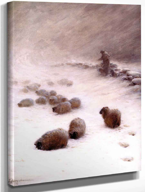 Blow, Blow, Thou Wintery Wind By Joseph Farquharson