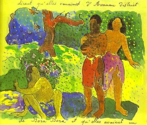 The Messengers Of Oro By Paul Gauguin  By Paul Gauguin