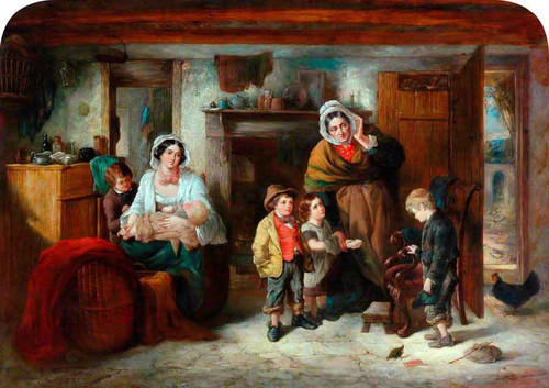 The Mitherless Bairn 1 By Thomas Faed Ra Hrsa