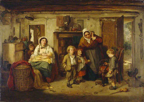 The Mitherless Bairn By Thomas Faed Ra Hrsa
