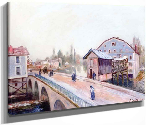 The Moret Bridge By Alfred Sisley