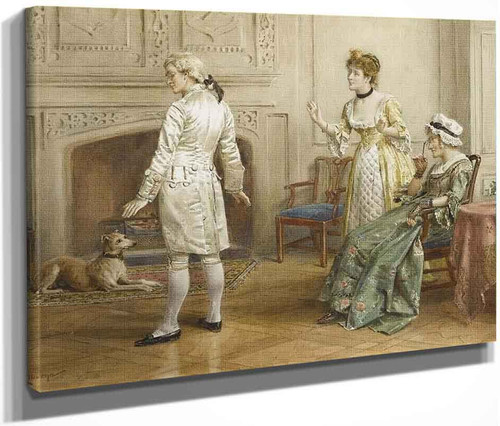 The New Coat By George Goodwin Kilburne By George Goodwin Kilburne