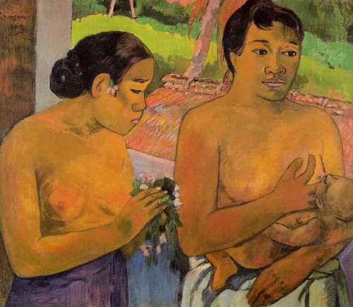 The Offering By Paul Gauguin  By Paul Gauguin