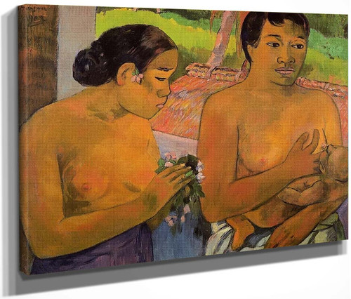 The Offering By Paul Gauguin  By Paul Gauguin