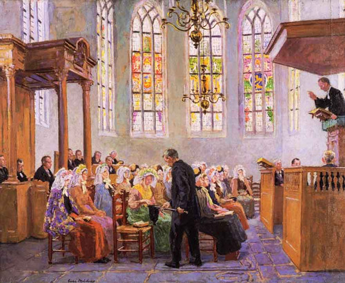 The Offertory By Gari Melchers