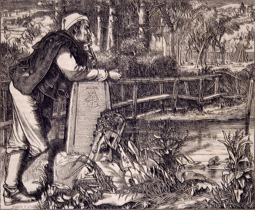 The Old Chartist By Anthony Frederick Sandys