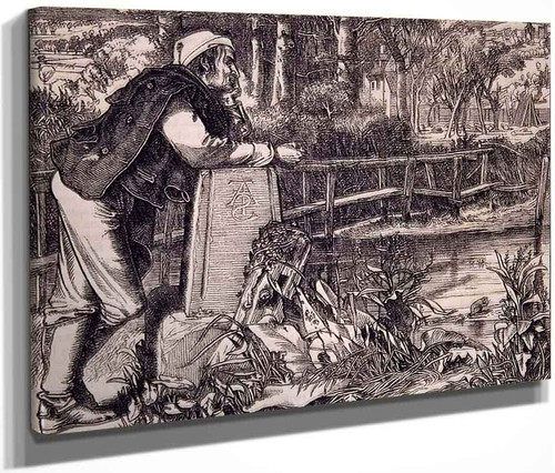 The Old Chartist By Anthony Frederick Sandys