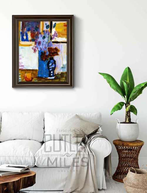 Blue Vase By Alexei Jawlensky By Alexei Jawlensky