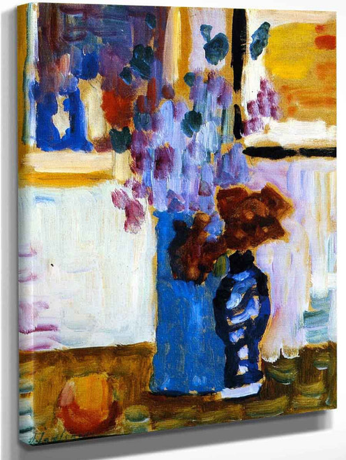 Blue Vase By Alexei Jawlensky By Alexei Jawlensky