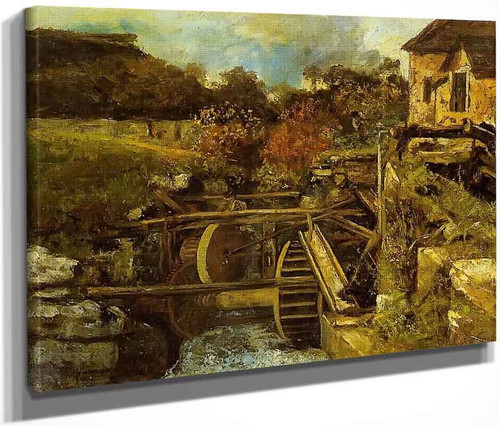 The Ornans Paper Mill2 By Gustave Courbet By Gustave Courbet