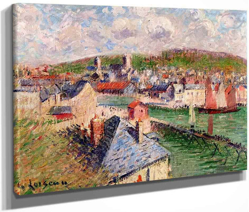 The Outer Port At Fecamp 2 By Gustave Loiseau By Gustave Loiseau