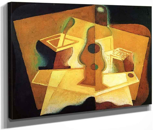 The Packet Of Tobacco2 By Juan Gris