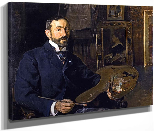 The Painter Jose Moreno Carbonero By Joaquin Sorolla Y Bastida