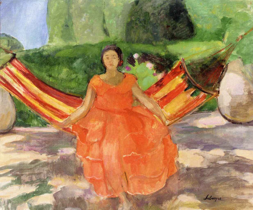 The Pink Dress By Henri Lebasque By Henri Lebasque The Pink Dress By Henri Lebasque By Henri Lebasque