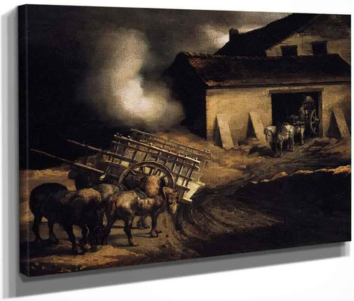 The Plaster Kiln By Theodore Gericault