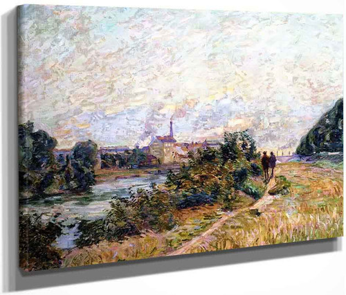The Pointe D'ivry By Armand Guillaumin