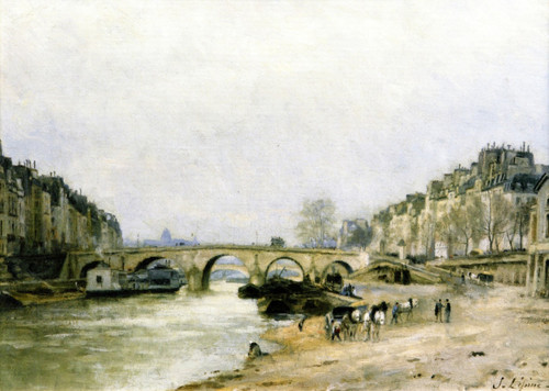 The Pont Marie By Stanislas Lepine The Pont Marie By Stanislas Lepine