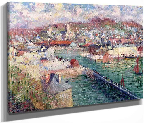 The Port Of Fecamp By Gustave Loiseau By Gustave Loiseau