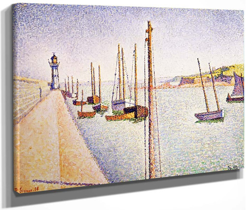 The Port Of Pontrieux By Paul Signac