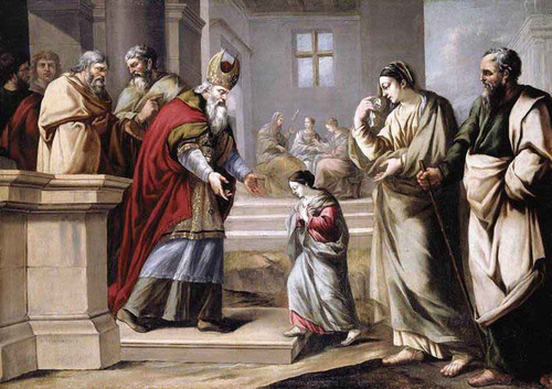 The Presentation Of The Virgin In The Temple By Pierre Mignard, Aka Le Romain