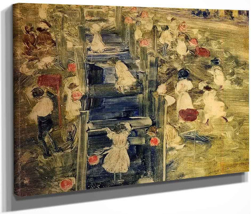 The Race By Maurice Prendergast By Maurice Prendergast