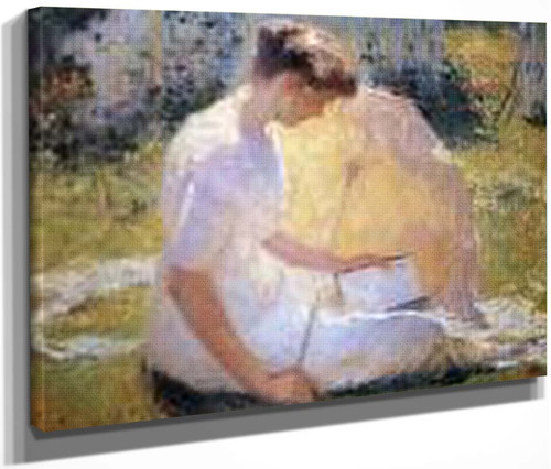 The Reader By Frank W. Benson By Frank W. Benson