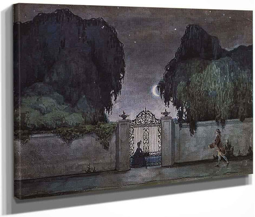 The Rendezvous At Night By Konstantin Somov