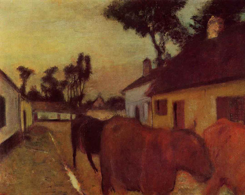 The Return Of The Herd By Edgar Degas By Edgar Degas