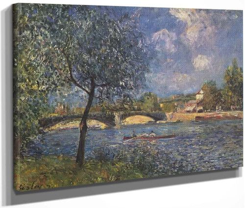 The Rowers By Alfred Sisley