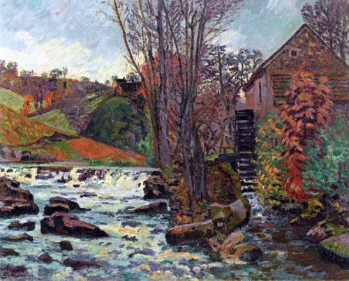 The Ruins Of The Chateau De Crozant And The Moulin Brigand By Armand Guillaumin The Ruins Of The Chateau De Crozant And The Moulin Brigand By Armand Guillaumin