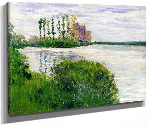 The Seine And The Point Of Ile Marande By Gustave Caillebotte By Gustave Caillebotte