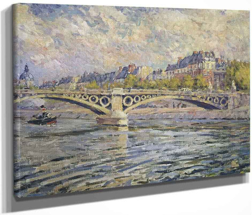 The Seine At Paris By Henri Lebasque By Henri Lebasque