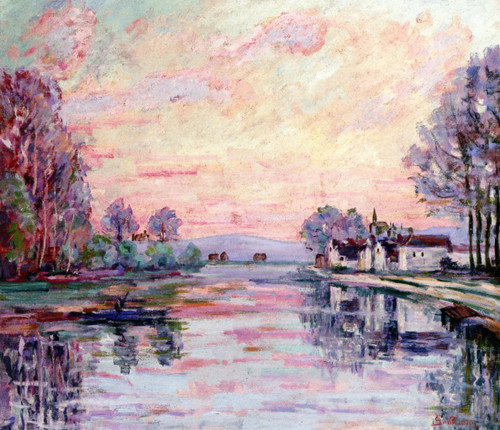 The Seine At Samois By Armand Guillaumin The Seine At Samois By Armand Guillaumin