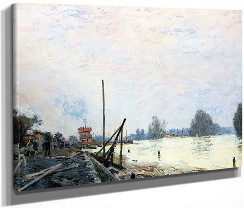 The Seine At Suresnes By Alfred Sisley