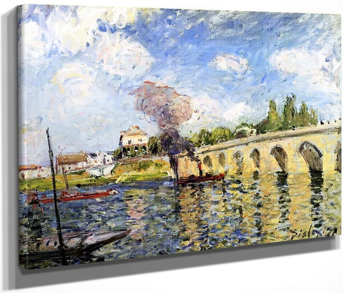 The Sevres Bridge 22 By Alfred Sisley