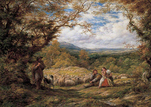 The Sheep Drive By John Linnell By John Linnell The Sheep Drive By John Linnell By John Linnell