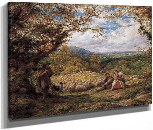 The Sheep Drive By John Linnell By John Linnell The Sheep Drive By John Linnell By John Linnell